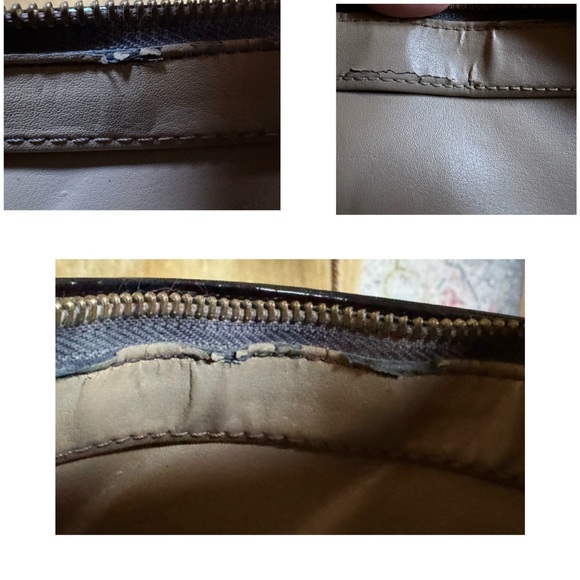 SOLD!! Louis Vuitton LV Vernis Houston Tote in Amarante Patent Leather - Picture 14 of 17